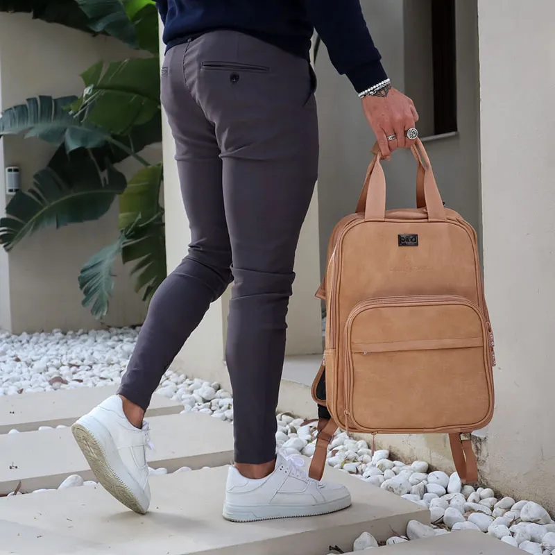 Couffin nomade/Sac à langer Porcini - 47x34cm-13