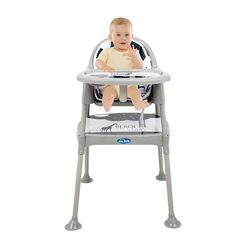 Chaise haute 3en1 - Ecru-9