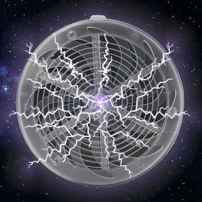 Disque solaire élec. lumière bleue anti-insectes - Ø10cm-5