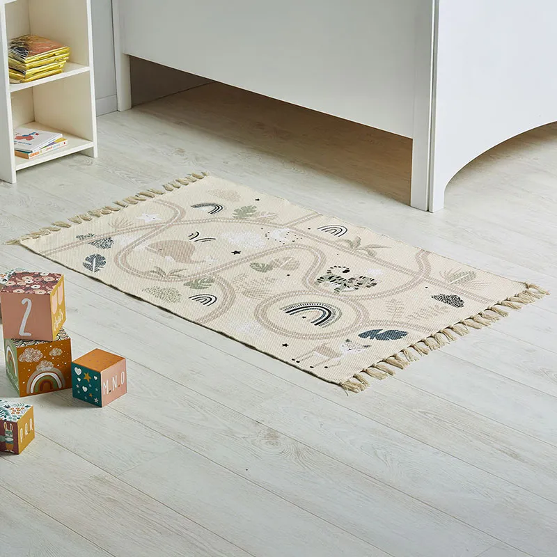 Tapis Circuit voiture Gris - 80x120cm-1