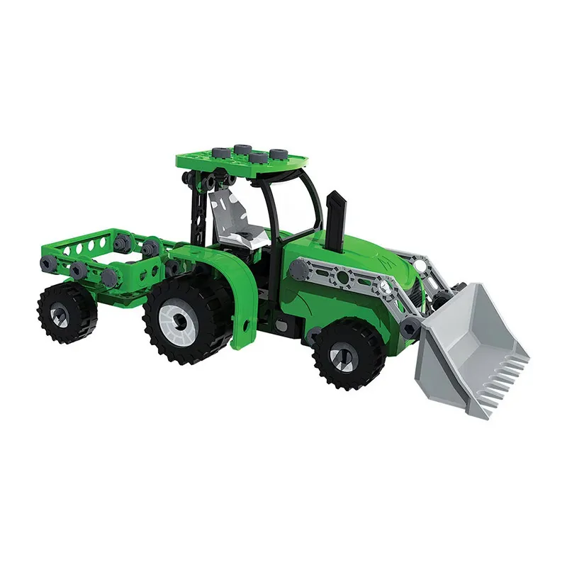 Véhicule à construire Tracteur Pelleteuse Meccano Jr - 5+ - SPIN MASTER-0