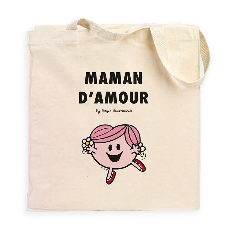 Tote bag Maman d'amour - Naturel-0