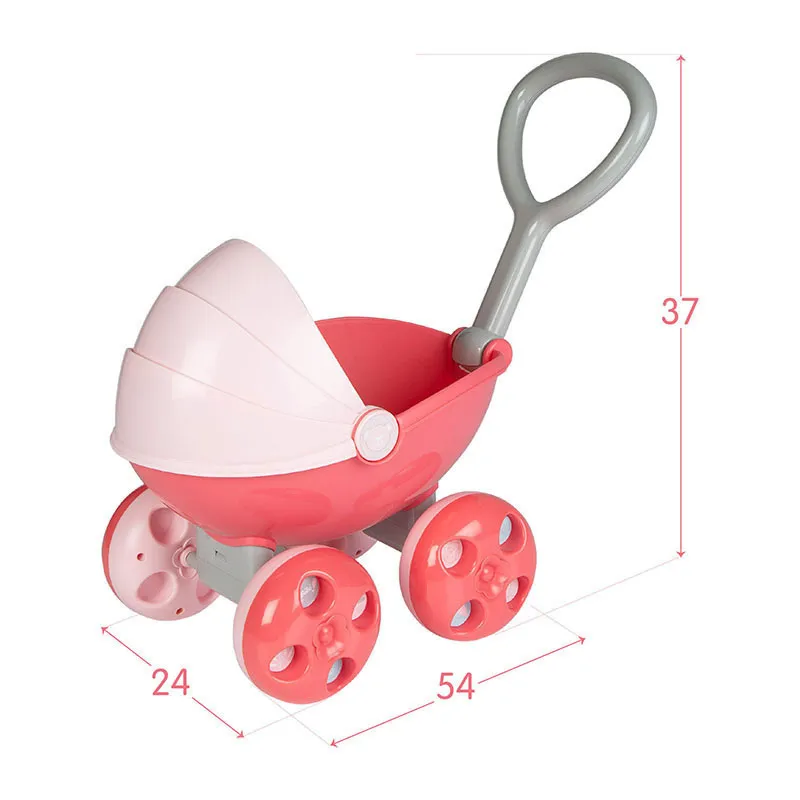 Poussette chariot pour poupée 2en1 - 18m+-1