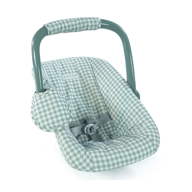 Transat pour poupée Tom Vichy - 43x14x34cm-0
