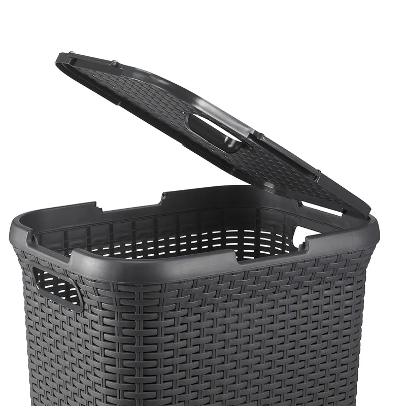 Panier à linge Style 70% recyclé Anthracite - 60L-2