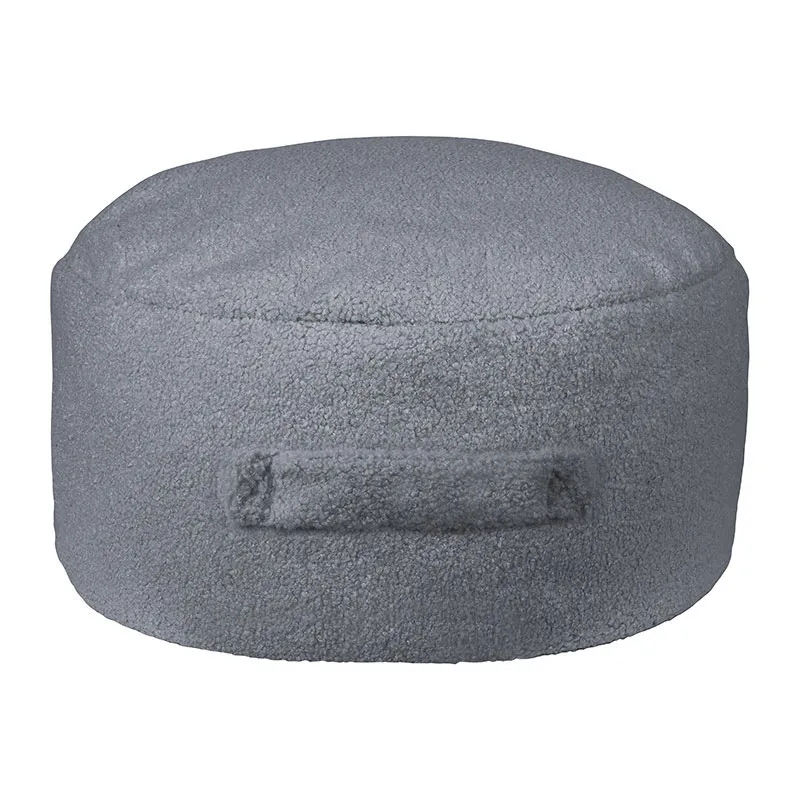 Pouf rond enfant Bleu - 20x50x50cm-1
