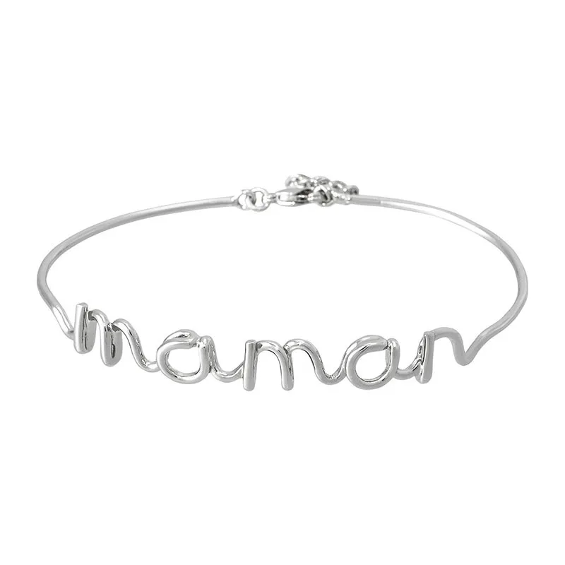 Bracelet fil Maman - Laiton-0