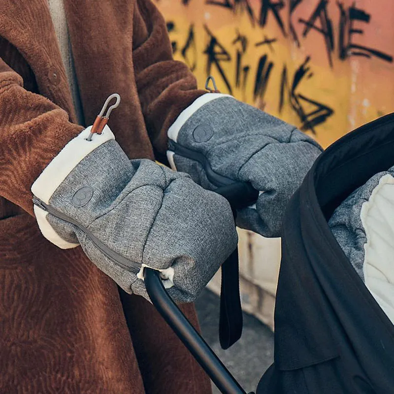 Gants pour poussette - Stormy Grey-0