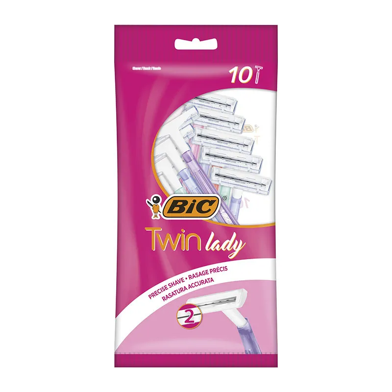 Rasoirs jetables Femme 2 lames Twin Lady - 10pcs-0
