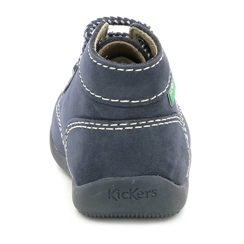 Bottillons lacets Bonbon - Marine-4