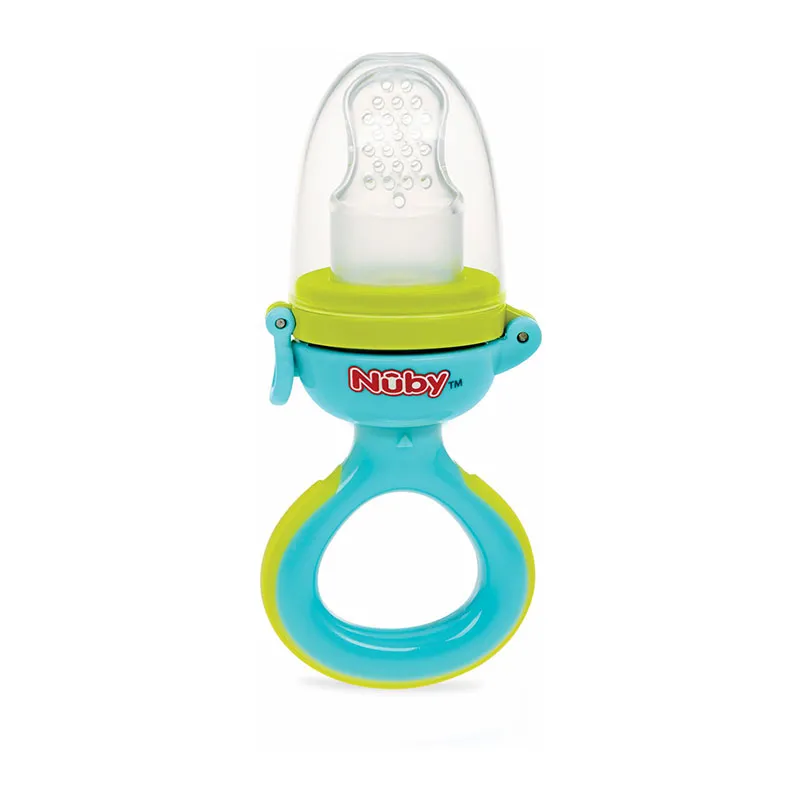 Grignoteur embout silicone - Bleu-0