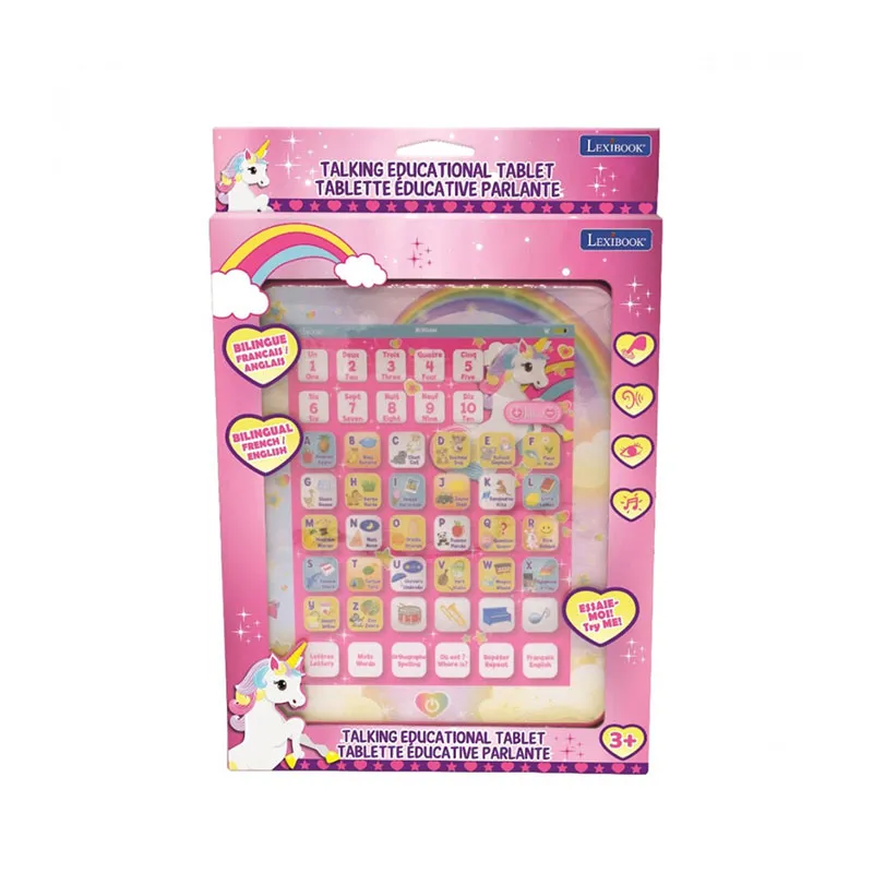 Tablette éducative bilingue Lexibook Licorne - 3+-4