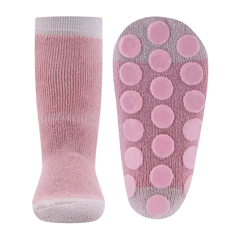 2 paires Chaussettes antidér. Mouton - Rose-1