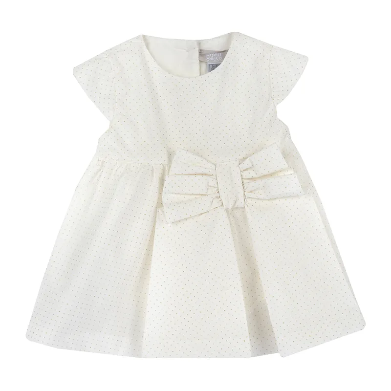 Robe MC Plumetis - Blanc-0