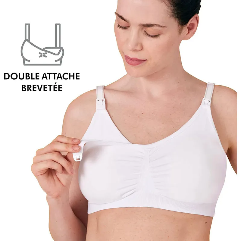 Soutien-gorge d'allaitement 3-en-1 - Blanc-3