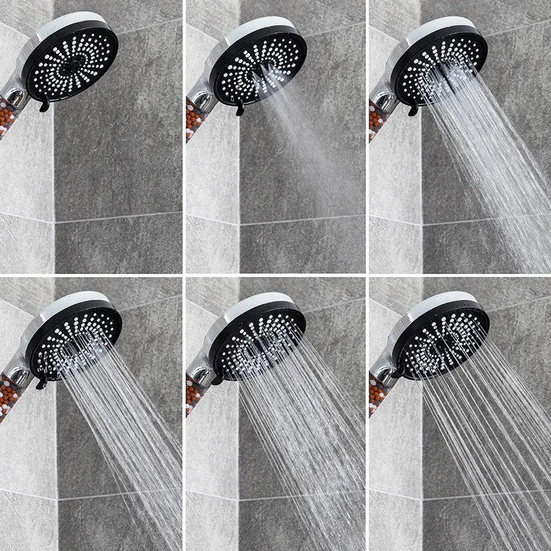 Pommeau de Douche haute pression avec Filtre & Minéraux - 12x28x5cm-1