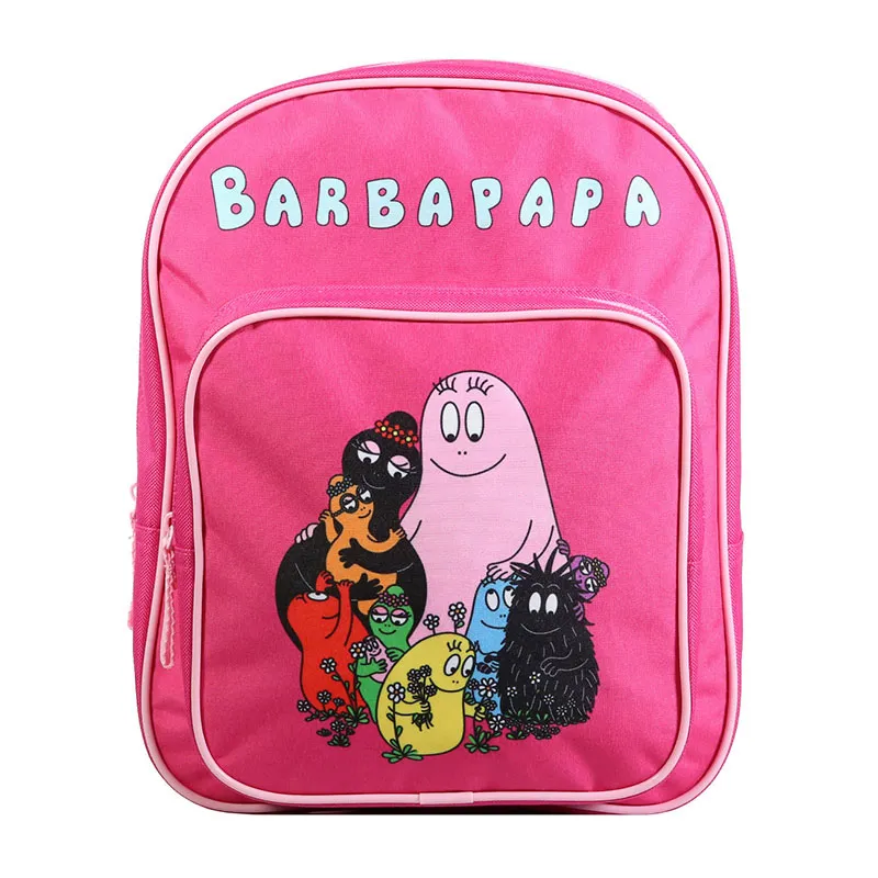 Sac à dos Poche maternelle Barbapapa Rose - 24x31cm-0