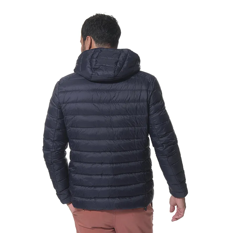 Doudoune Zippée capuche amovible Homme - Marine-2