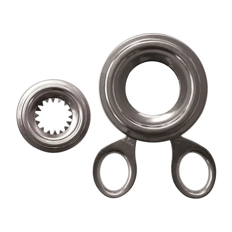 Coupe-oeuf coque Inox - 7,7x10cm-0