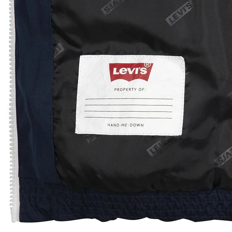 Doudoune longue Enfant Mix media - Dress Blues-3