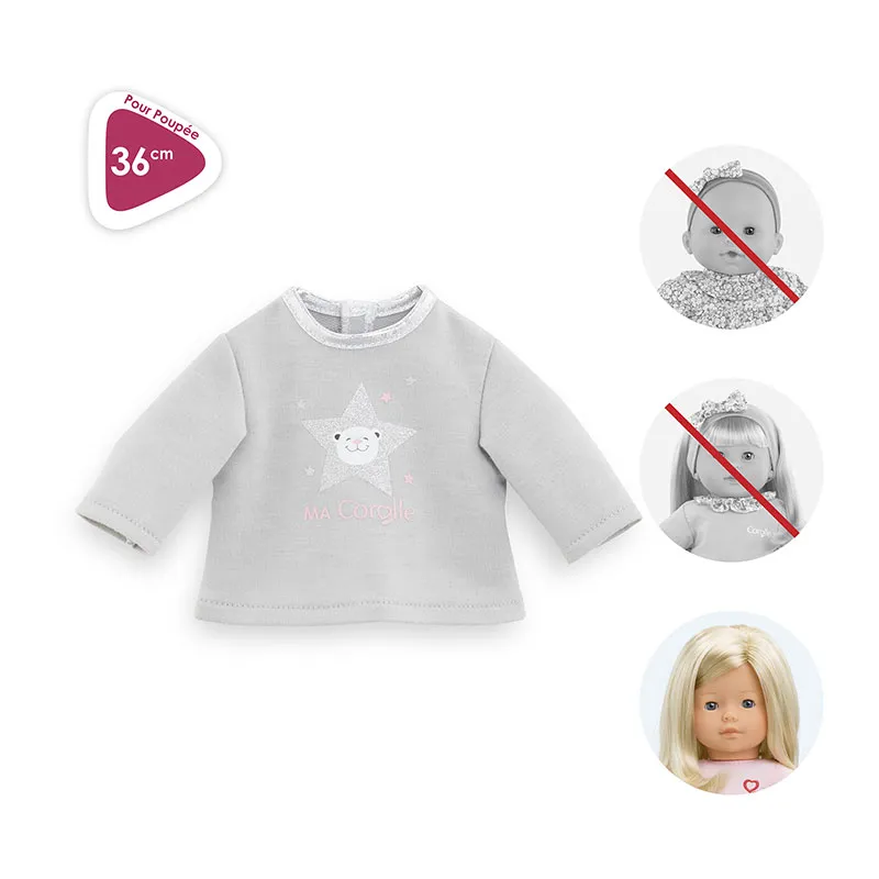 T-shirt Soir de fête poupée ma Corolle 36cm - 4+-4