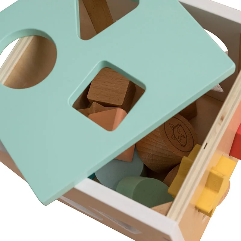 Cube d'activités Bois Owl & Fox - 12m+-3