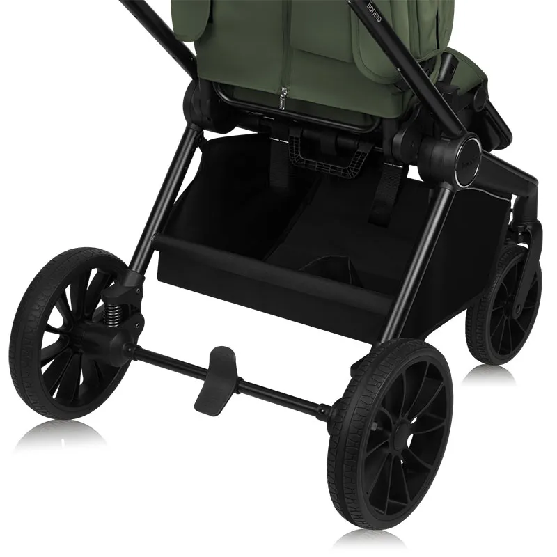 Duo Poussette Mika Plus + Nacelle Green Olive - 0m+-26