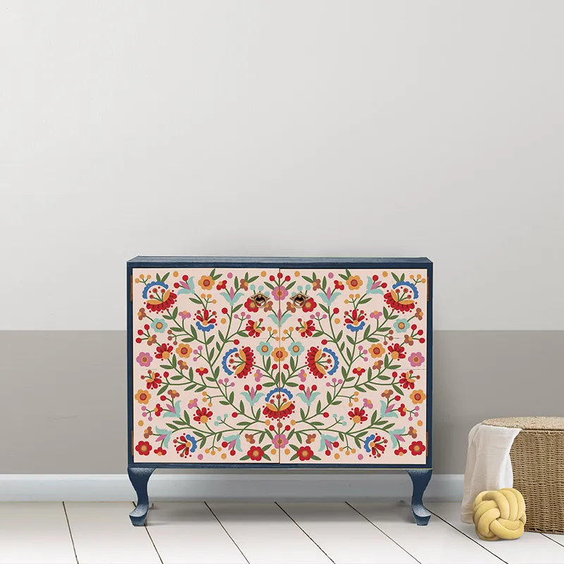 Commode Nordique Bois - 51x116x30cm-0