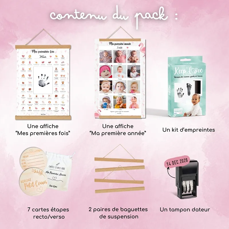 Kit Complet My Memories Flamant Rose-2