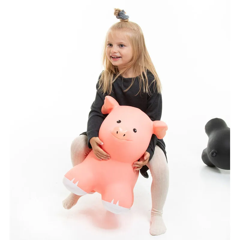 Cochon sauteur Rose - 12m+-2