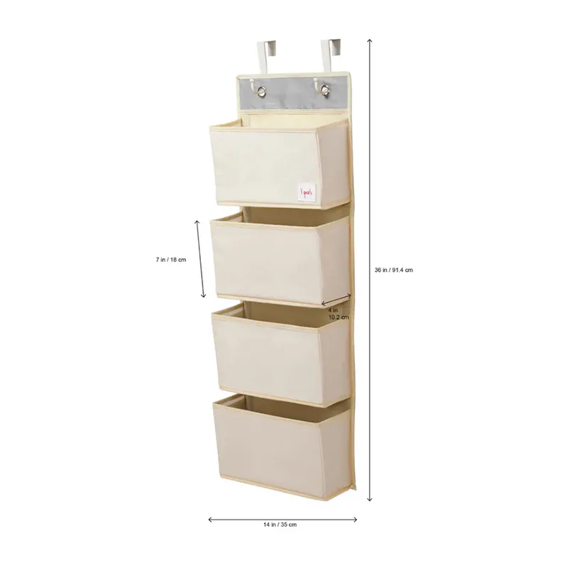 Rangement mural en tissu Loutre - 94x35cm-2