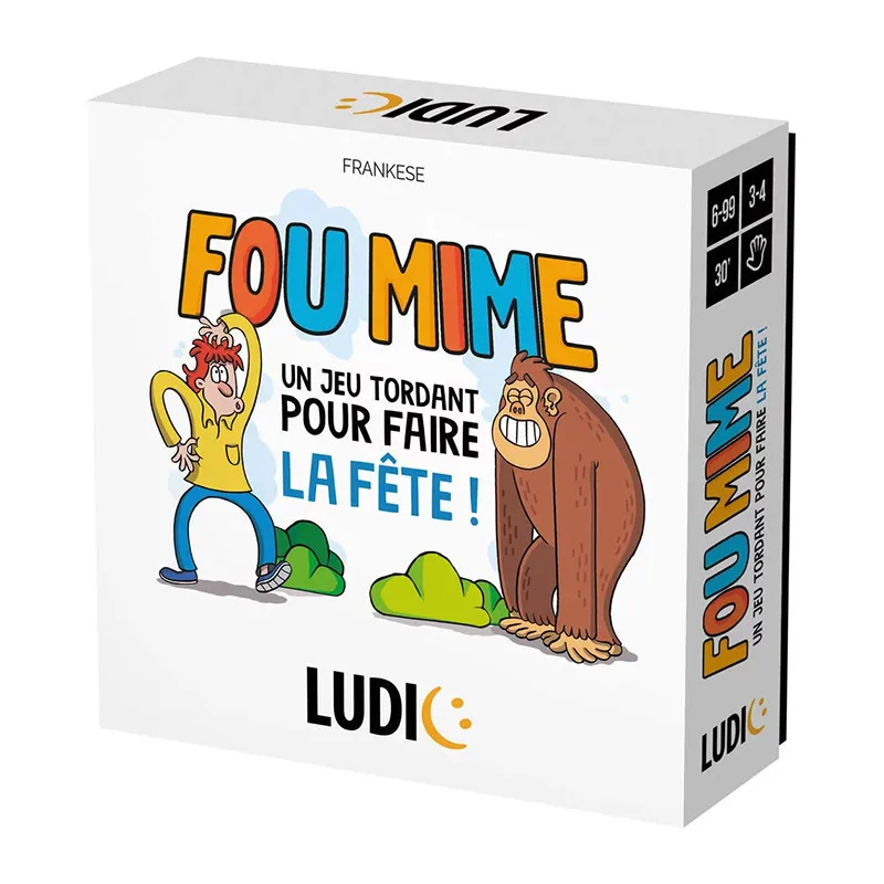 Jeu de société Fou Mime 48pcs - 6+-0