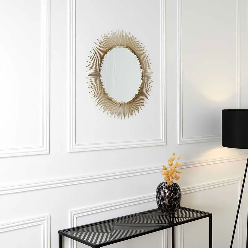 Miroir Soleil design Royal Doré - ø60cm-2