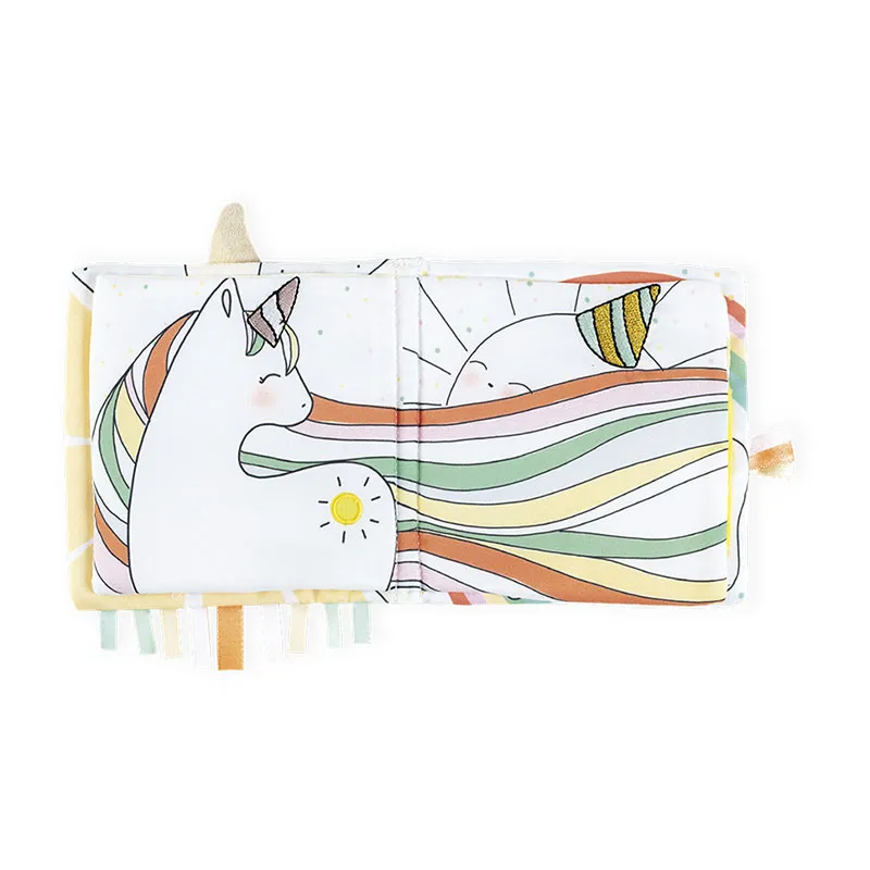Livre d'éveil tissu La licorne joyeuse - 0m+-3