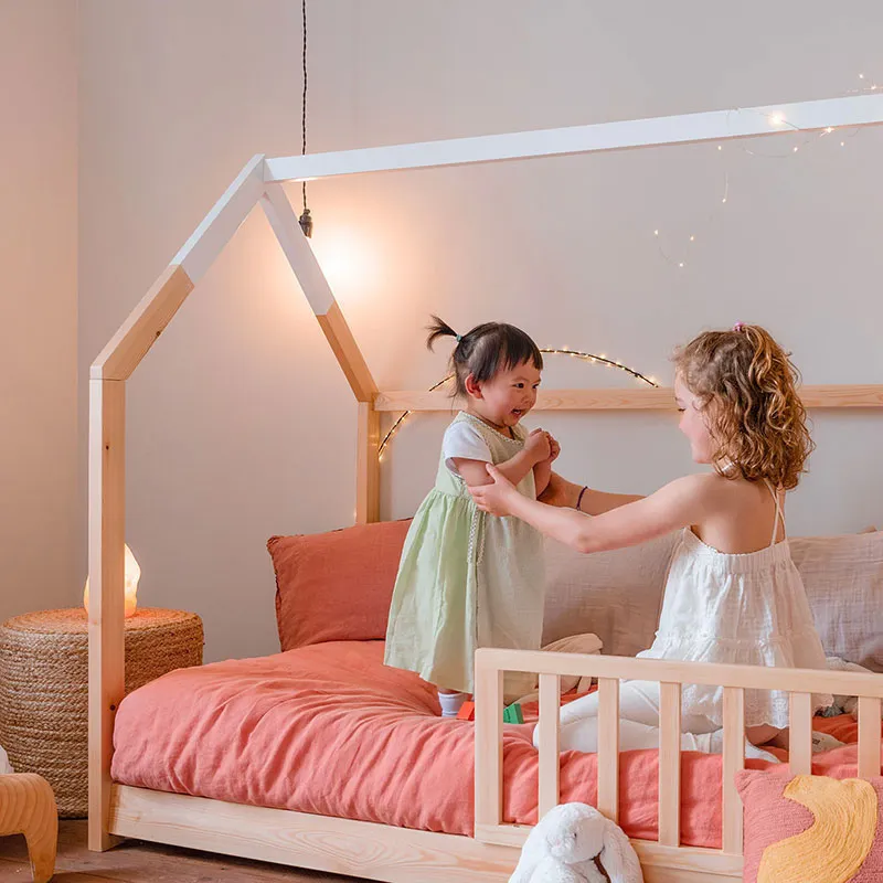 Lit Céleste + barrière + matelas essentiel-0