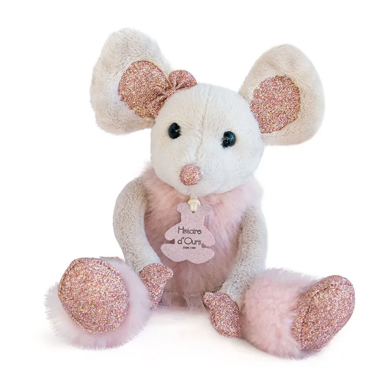 Peluche Souris étoile Rose - 25cm-1