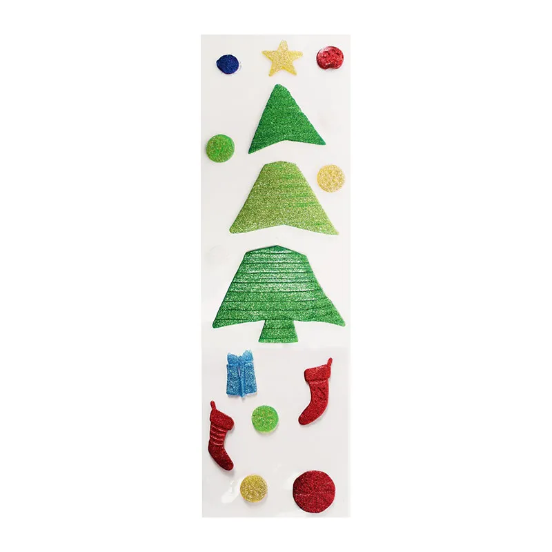 Déco. & Stickers Noël gel vitrostatique - 58pcs-5
