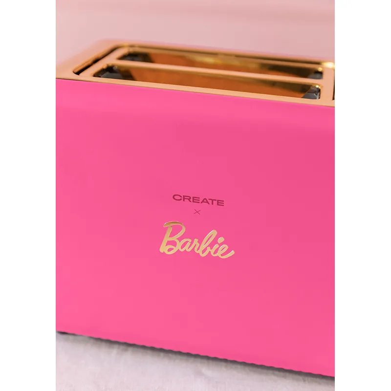 Grille-pain Retro Barbie - Rose-3