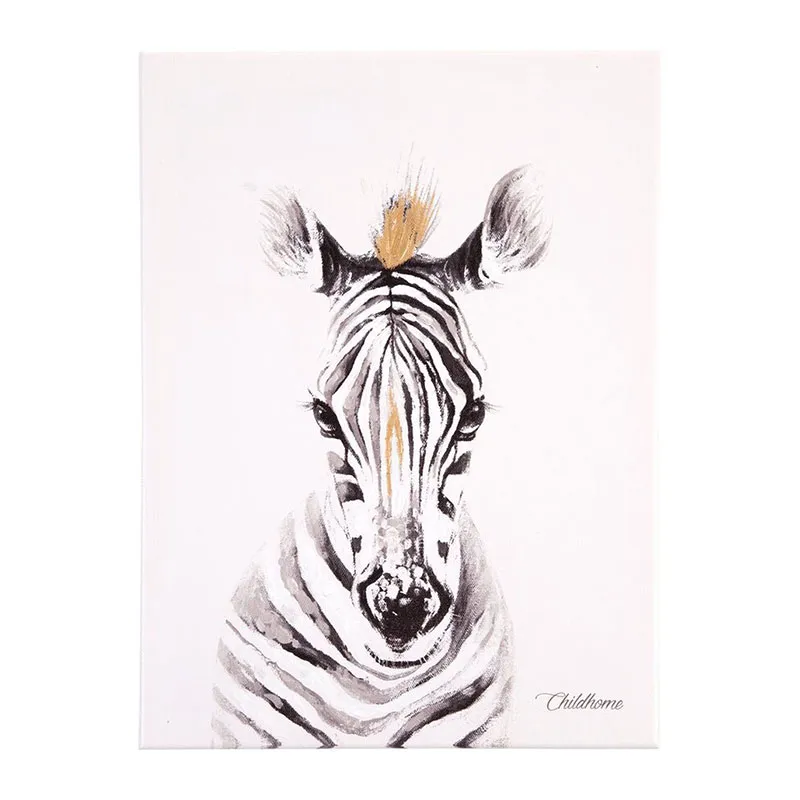 Toile Peinture Zèbre - 30x40cm-0