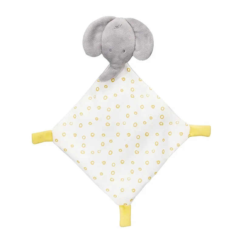Doudou mouchoir Eli & Zeli - 34x30x3cm-0