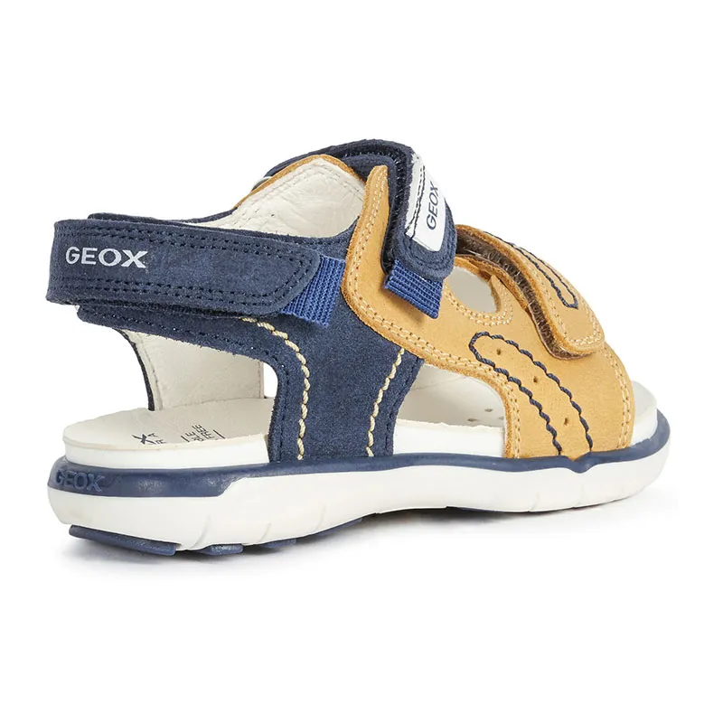 Sandales Delhi - Bleu Marine/Jaune Foncé-11