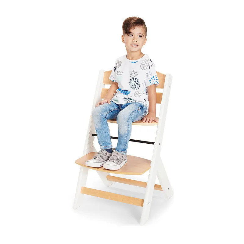 Chaise haute Enock + coussin Gris - 6m+-5