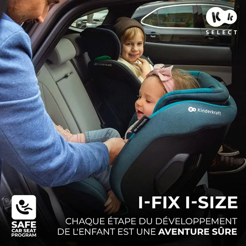 Siège-auto 360° I-FIX i-Size/Isofix 40-150cm - Noir-12