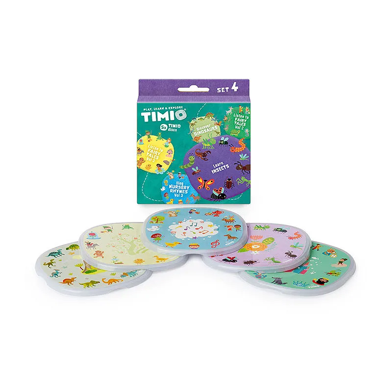 5 Disques pour lecteur Timio Set 4 - 24m+-0