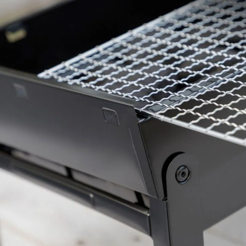 Barbecue pliable portatif à charbon - 41x28x20cm-11