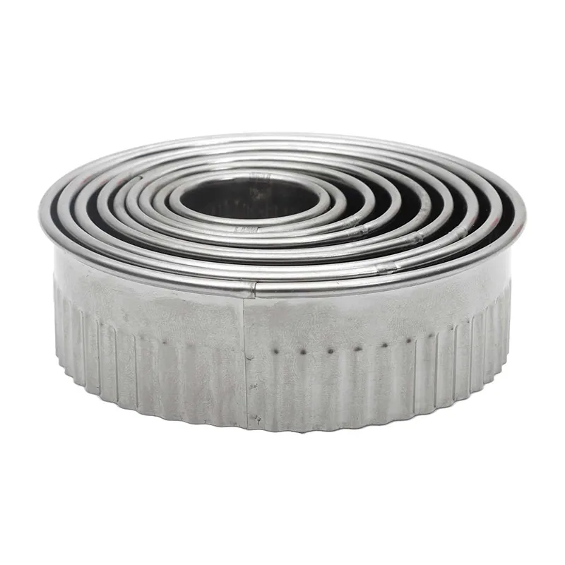 9 Emporte-pièces rond Inox - 9,5x3cm-0