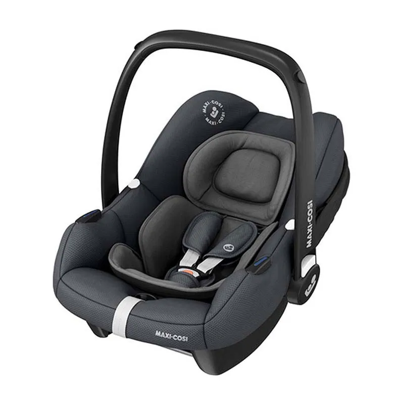 Trio Poussette Compacte Leona + Cosi Tinca sans base + Nacelle Oria + Ombrelle + Adaptateurs Graphite - 0m+-14