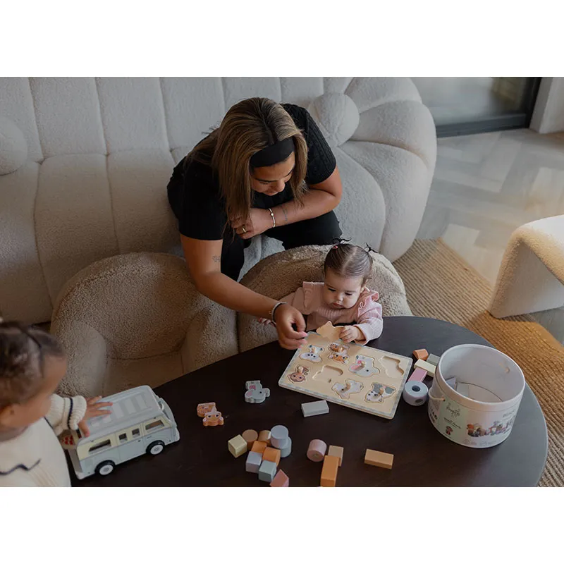 Puzzle à boutons Animaux Wildies 8pcs - 18m+-3