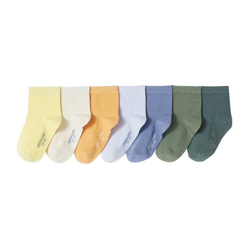 7 paires de chaussettes - Bleu ciel-0