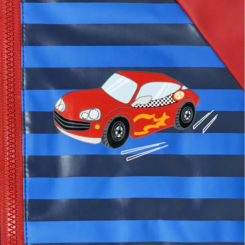 Ciré Voiture - Rouge/Bleu-3
